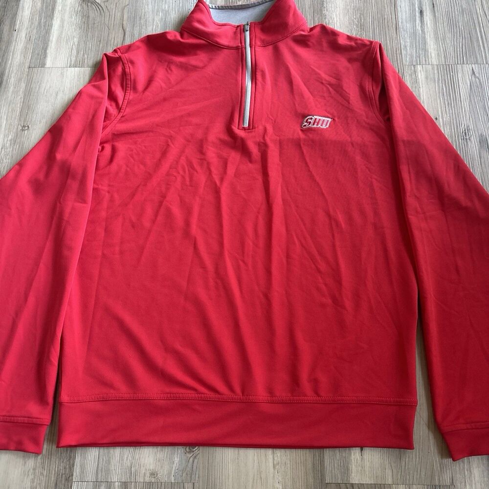 Peter Millar SHU Sacred Heart University Custom 1/14 Zip Size small ($175)